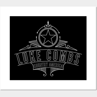 Luke combs vintage Posters and Art